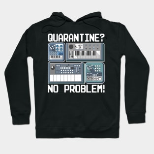 Analog Modular Synthesizer Synth Corona Quarantine Hoodie